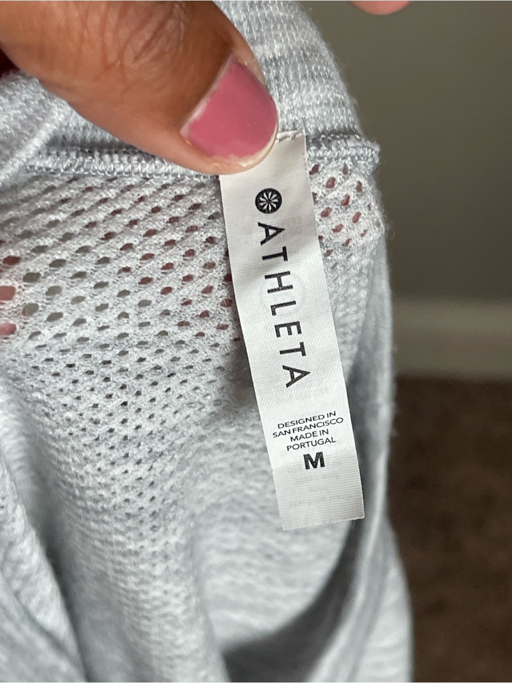 ATHLETA Heather Gray Foresthill Ascent Seamless Tank Sz M - Picture 7 of 8